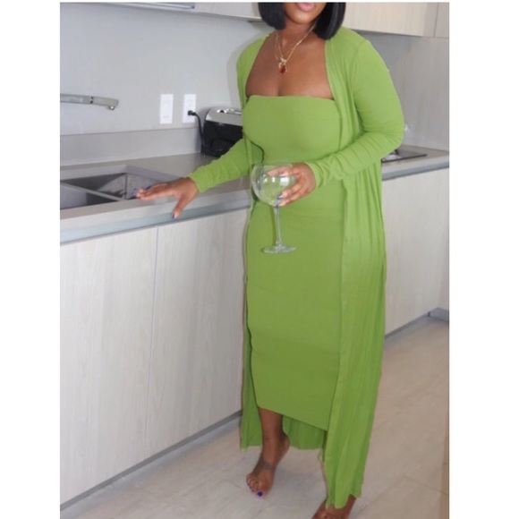 MATCHING TWO PIECE DRESS SET - Picture 3 of 5